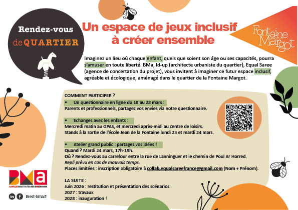 Fontaine Margot : un espace de jeux inclusif à créer ensemble !