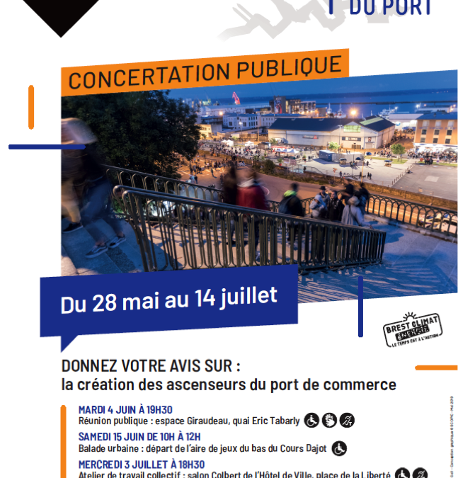 Concertation Les ascenseurs du port