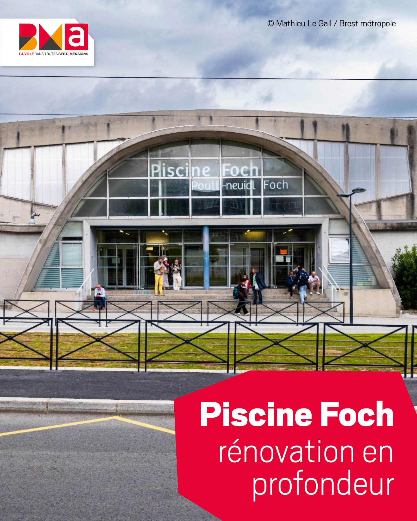 Piscine Foch : dix-huit mois de travaux pour rénover un équipement emblématique de Brest