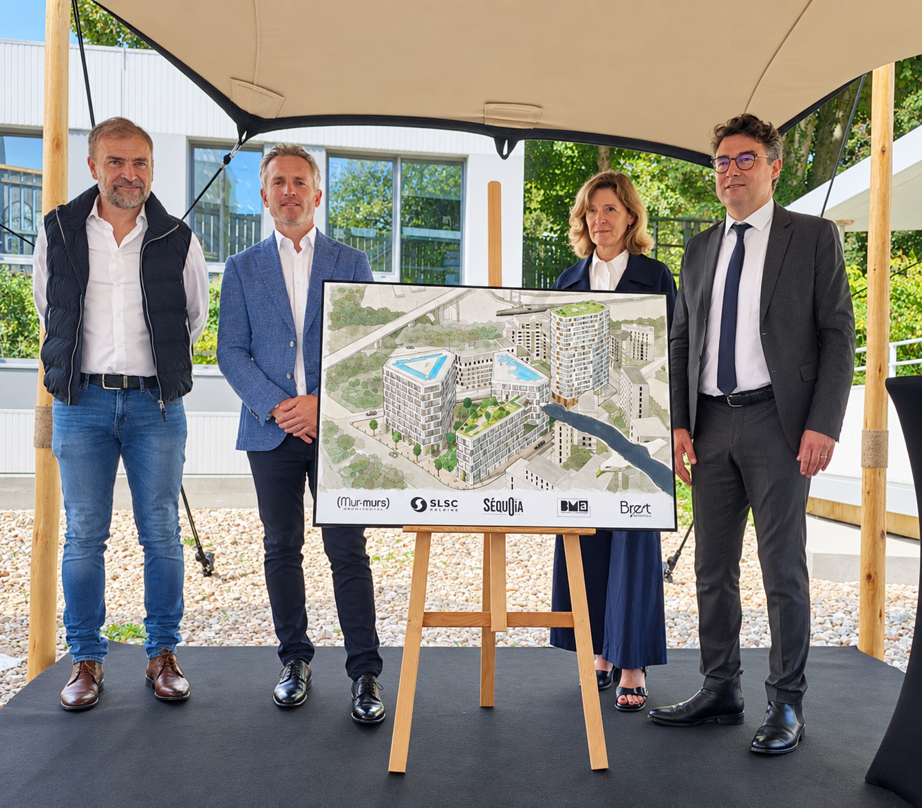 QUARTIER DES CAPUCINS : Pose de la première pierre du nouveau programme « Sequoia »