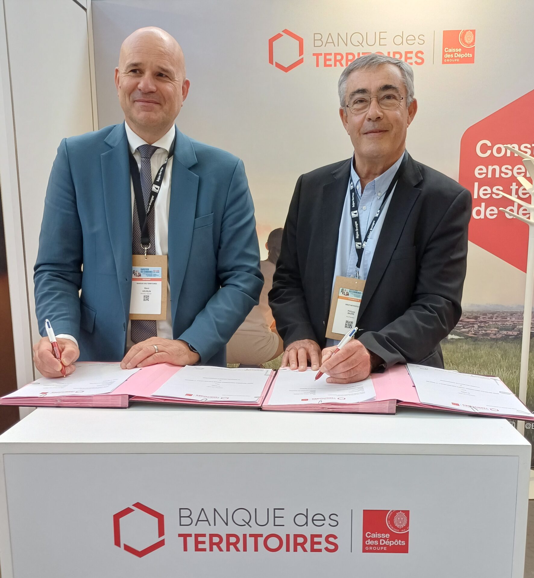 Carrefour des Communes 2026 : BMa et la Banque des Territoires signent deux prêts pour l&rsquo;aménagement du territoire